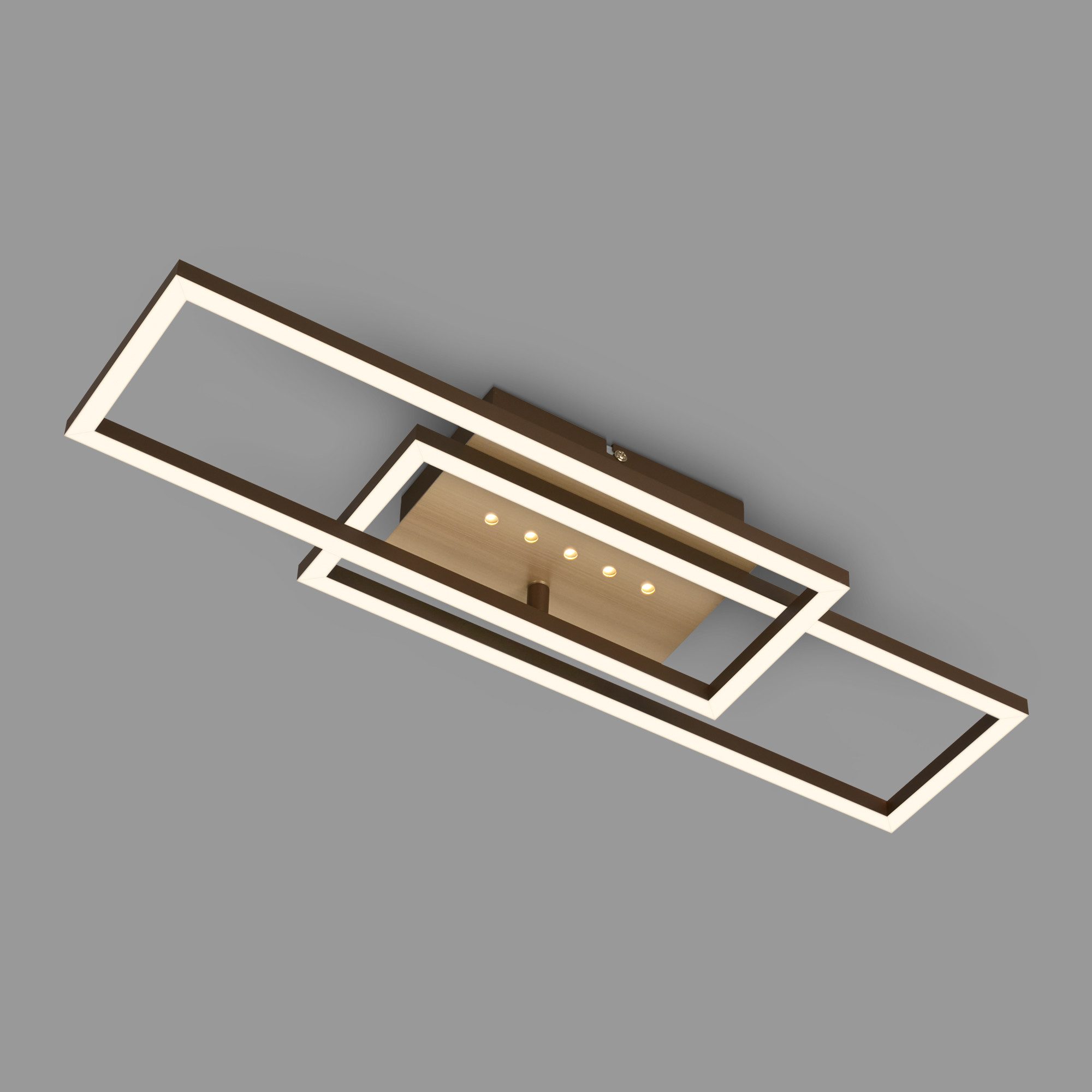 Briloner Leuchten Deckenleuchte FRAME DOT, LED fest integriert