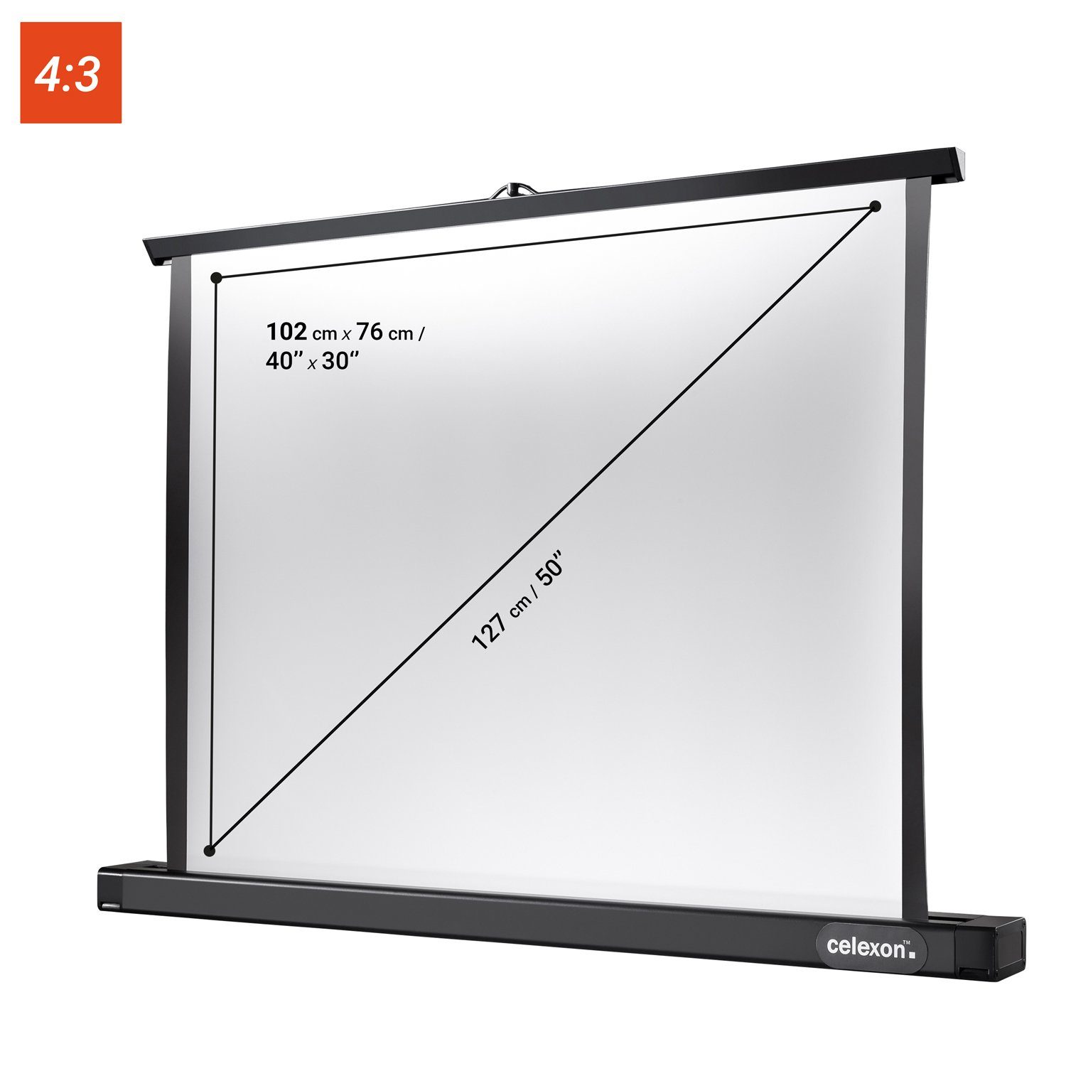 (102 Tischleinwand Professional Celexon 4:3, Gain 1,2) x 76cm,