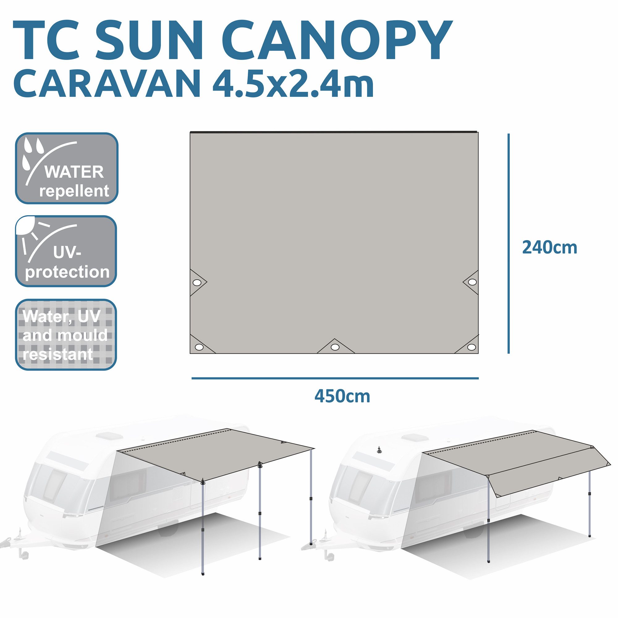 yourGEAR Sonnensegel your GEAR Caravan Tarp günstig online kaufen