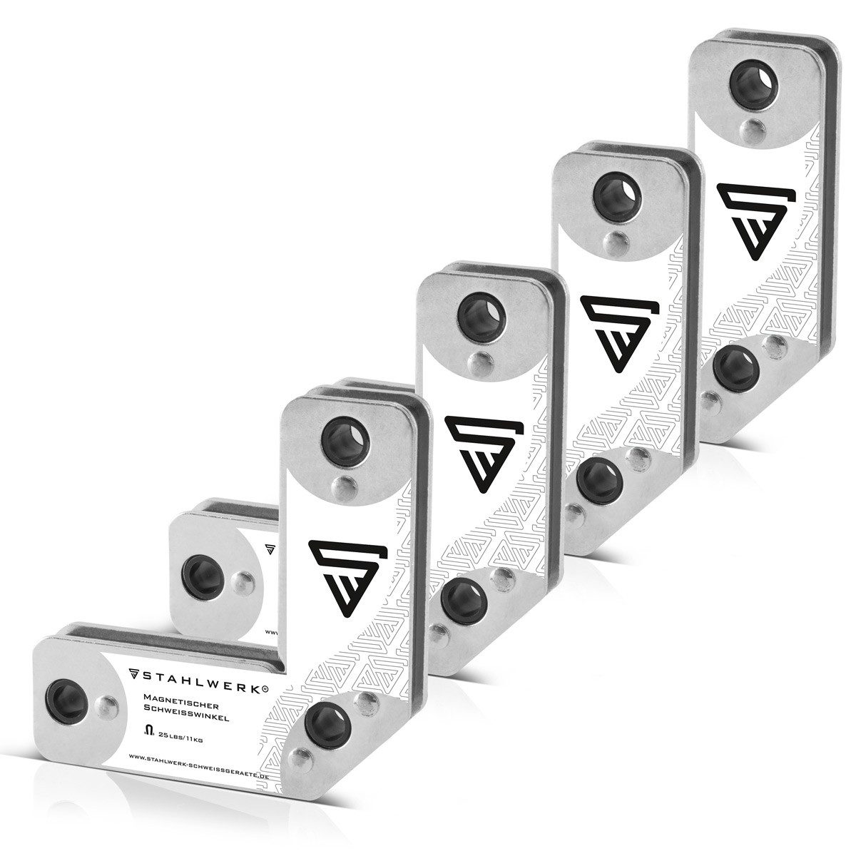 STAHLWERK Elektrowerkzeug-Set 4er Set Magnet-Schweißwinkel 11,3 kg