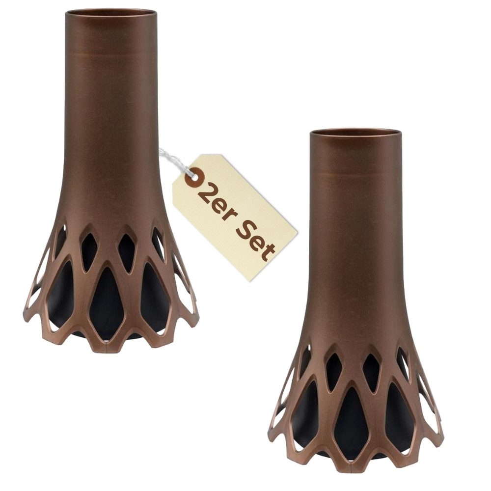 GarPet Bodenvase 2x Grabvase mit Sockel günstig online kaufen