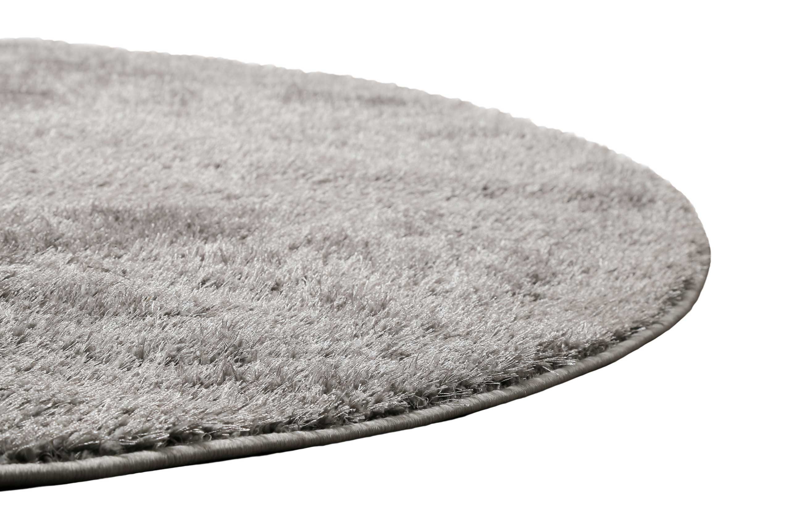Homie Living Teppich Flavio, rund, Höhe: 30 mm, Hochflor, gewebt, weich, uni, Wohnzimmer, Schlafzimmer, waschbar