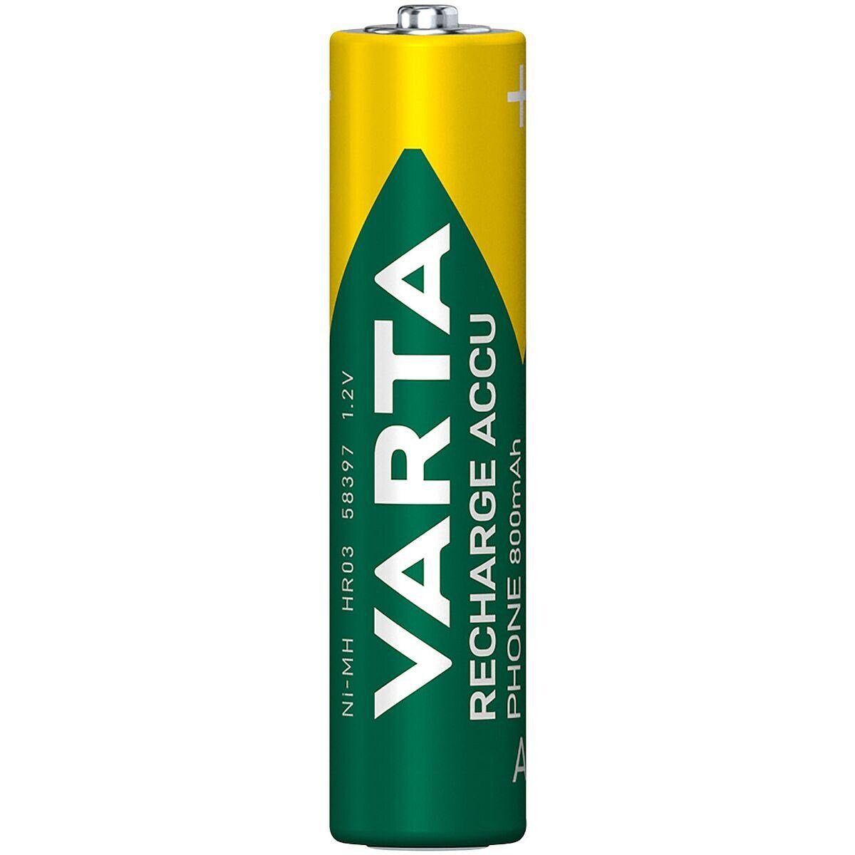VARTA RECHARGE ACCU Phone Akku (2 St), AAA, vorgeladen