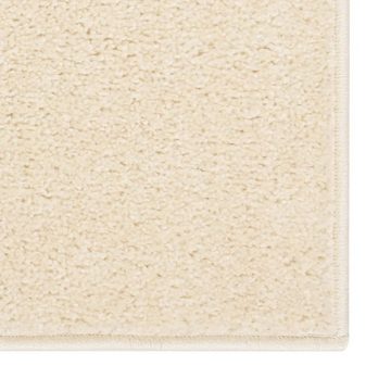 Teppich Kurzflor 160x230 cm Creme, furnicato, Rechteckig