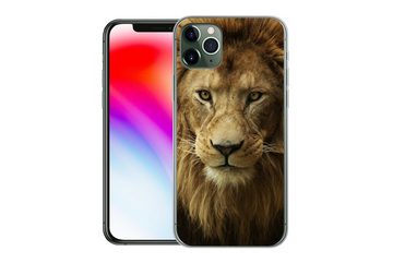 MuchoWow Handyhülle Afrikanischer Löwe Porträt, Handyhülle Apple iPhone 11 Pro Max, Smartphone-Bumper, Print, Handy