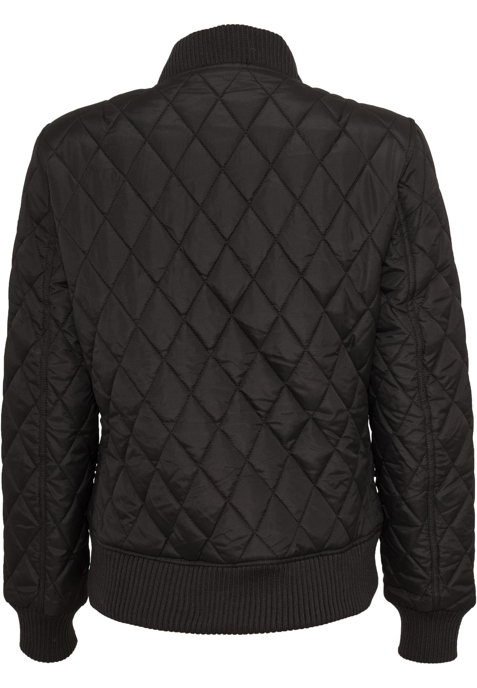 Damen URBAN Jacket Diamond black Ladies CLASSICS Quilt Nylon (1-St) Outdoorjacke