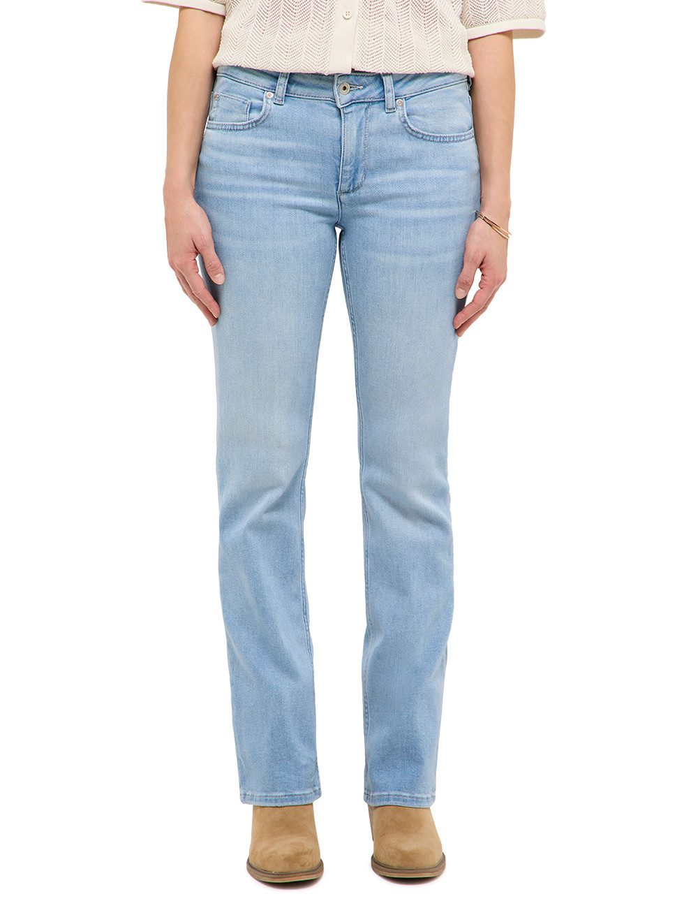 MUSTANG Bootcut-Jeans Damen Style Shelby Slim Boot