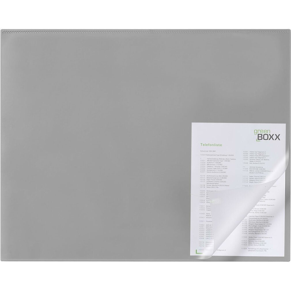 DURABLE Schreibtischunterlage Schreibtischunterlage Kunststoff grau