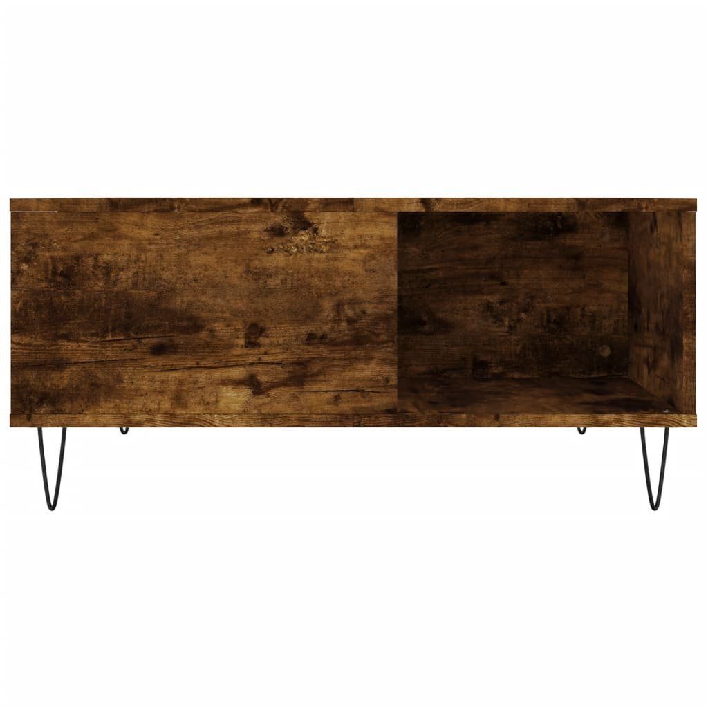 cm Räuchereiche | 80x80x36,5 (1-St) Holzwerkstoff vidaXL Couchtisch Couchtisch Räuchereiche Räuchereiche