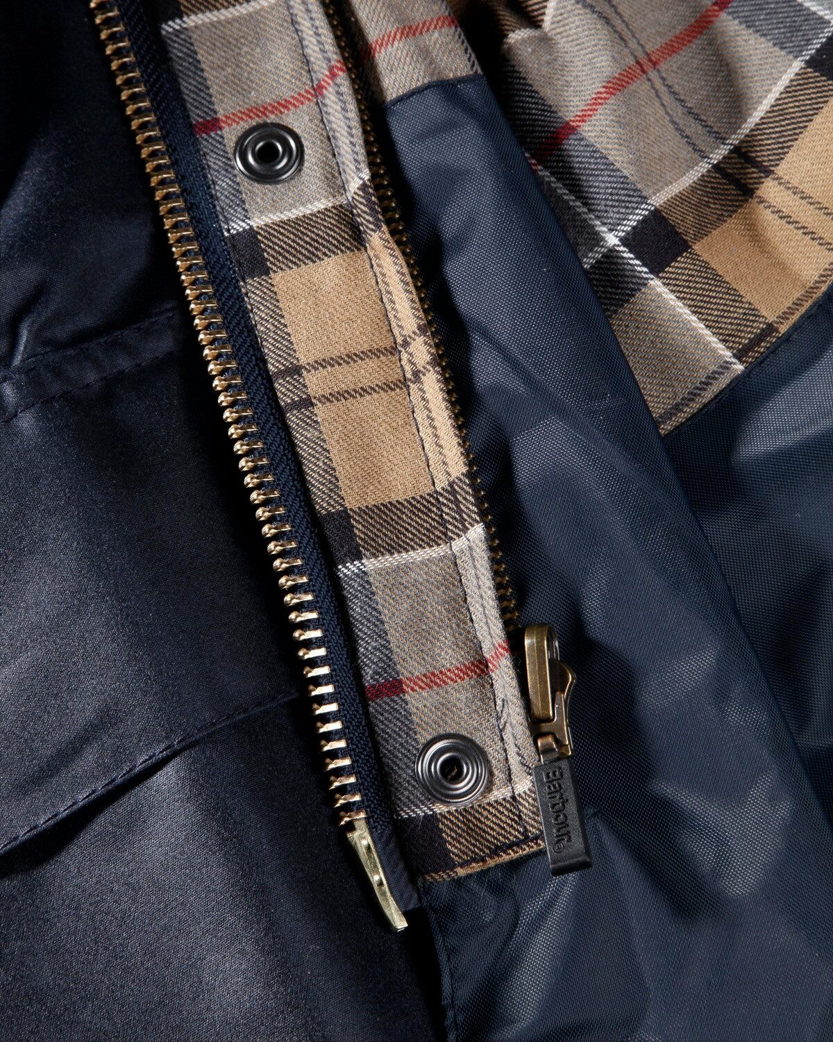 Barbour Allwetterjacke Wachsjacke Bedale Tartan – Bild 4 von 5