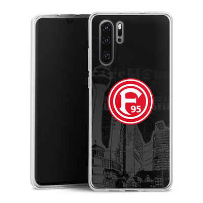 DeinDesign Handyhülle Fortuna Düsseldorf Offizielles Lizenzprodukt Logo Fortuna Logo City, Huawei P30 Pro Silikon Hülle Bumper Case Handy Schutzhülle