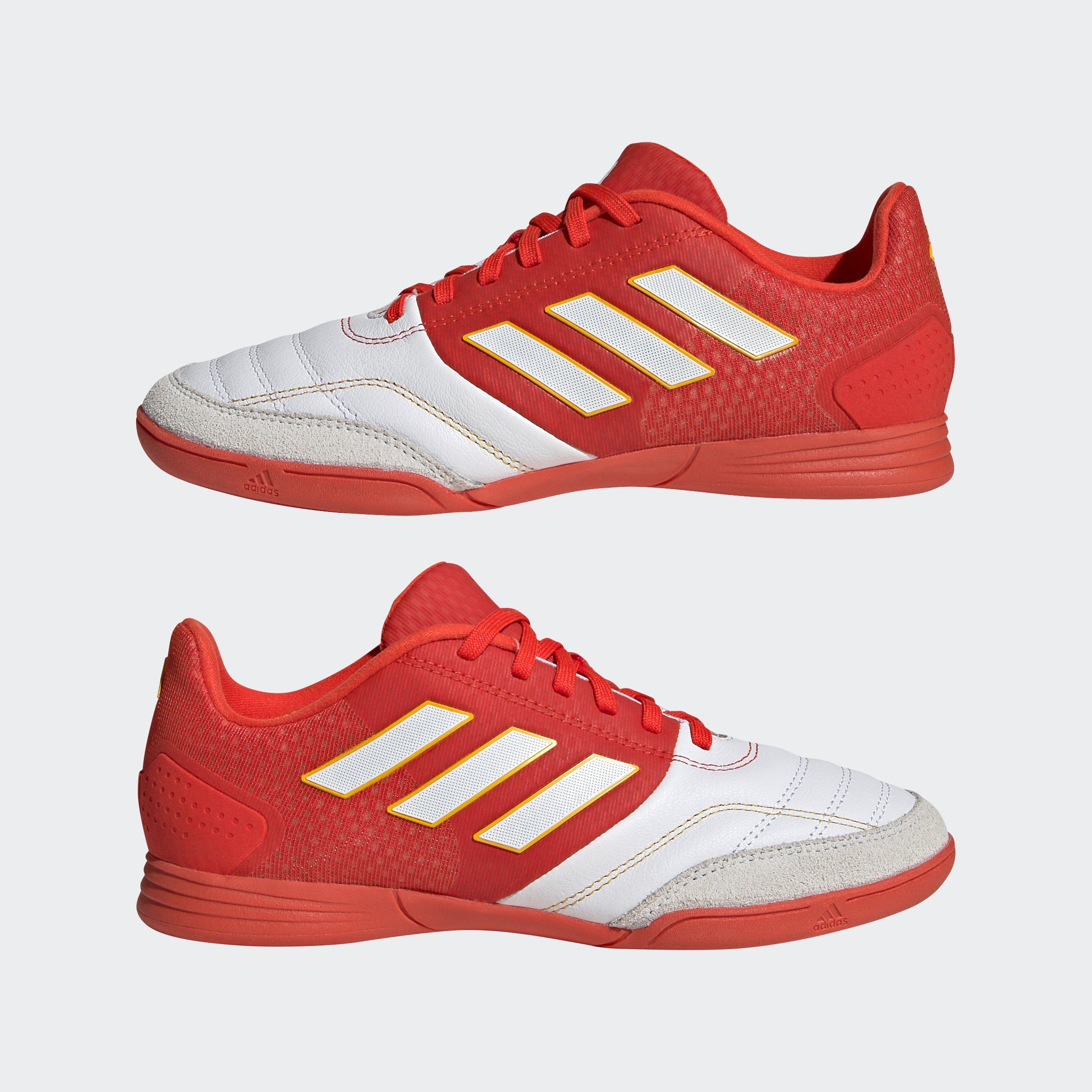 adidas Performance TOP SALA Fußballschuh J orange-weiß COMPETITION