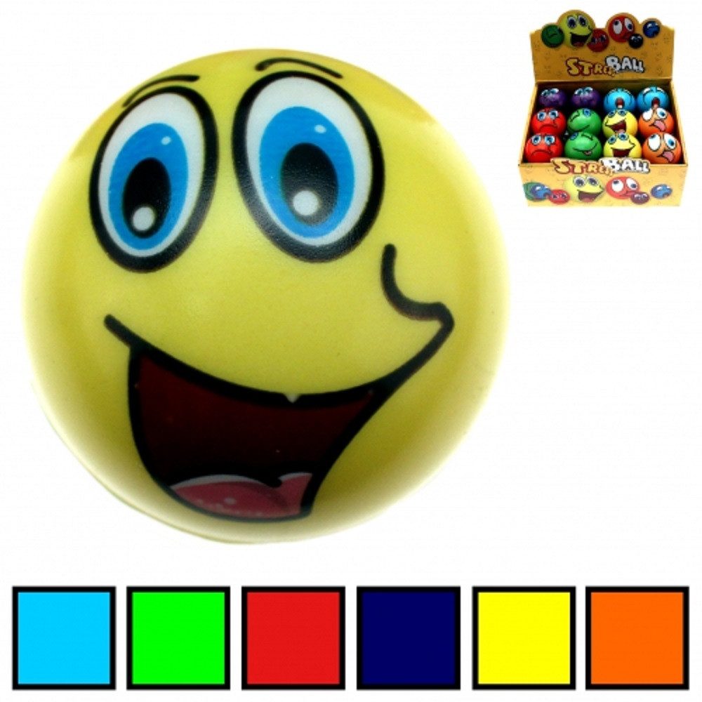 Softball lustige Gesichter, Smile Knautschball, Stressball, Ball, Kinderball