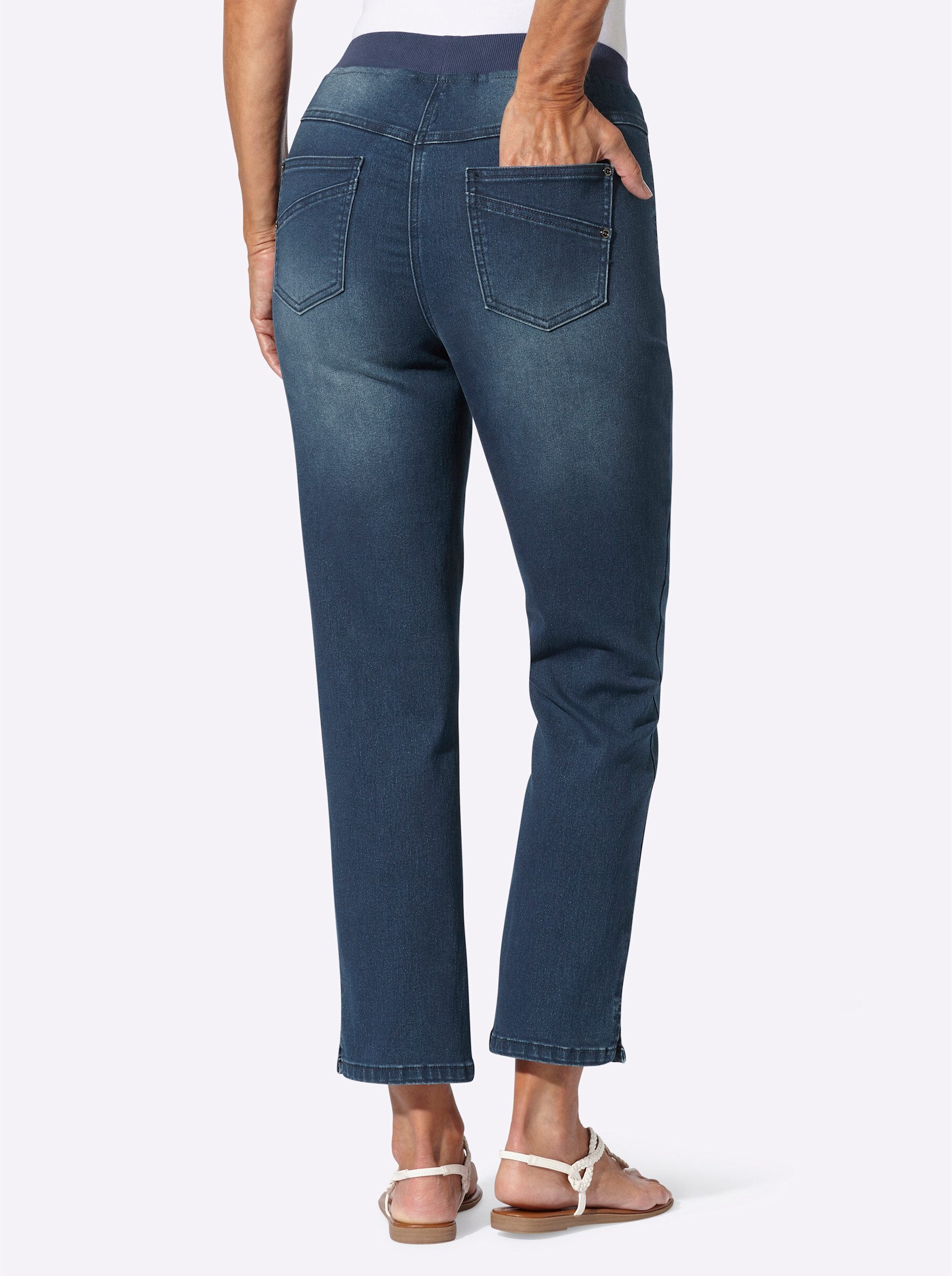Witt Jeansshorts 7/8-Jeans komfortabel – Bild 4 von 5