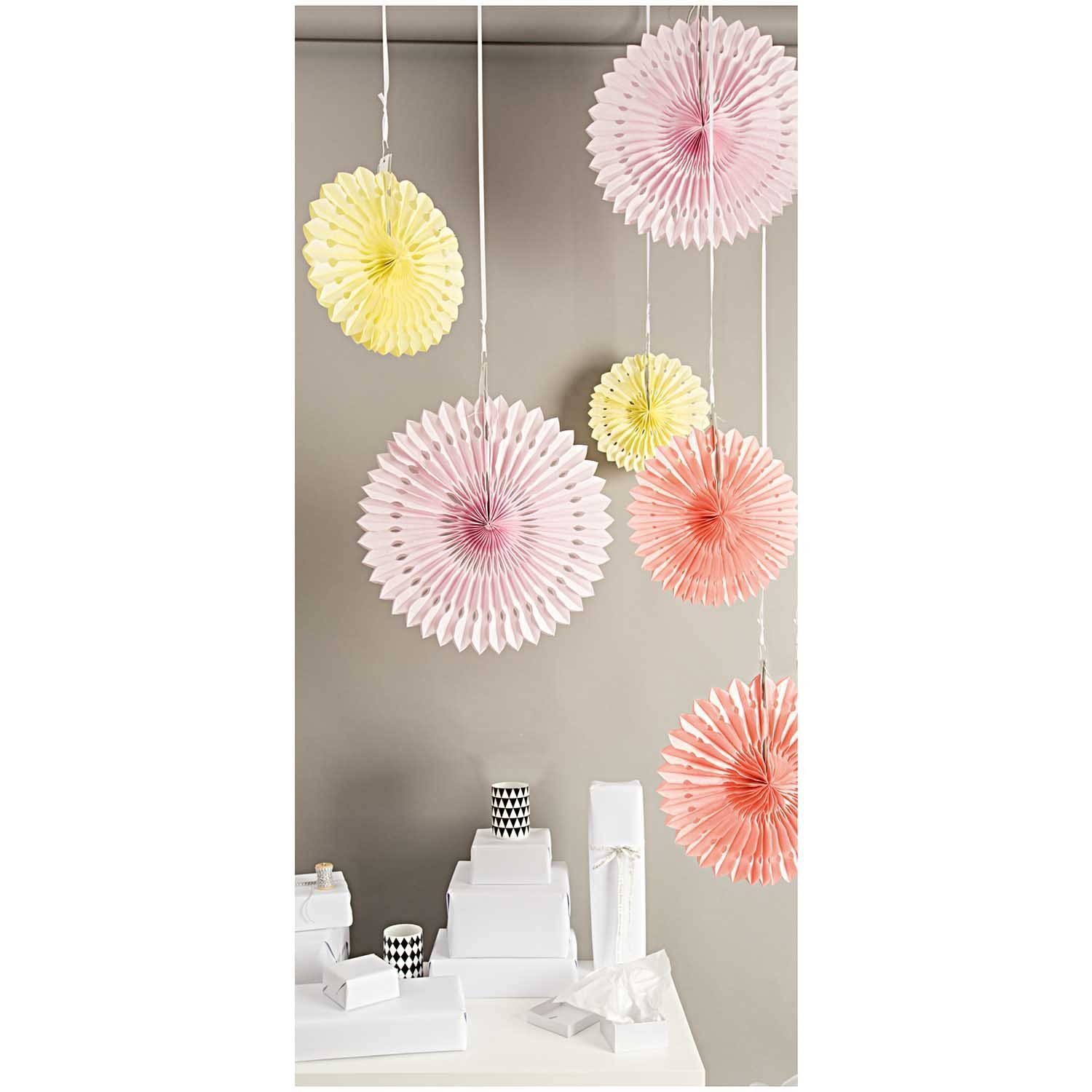 Rico Design Papierdekoration Wabenpapier Blumen Sommer - YEY! LET'S PARTY