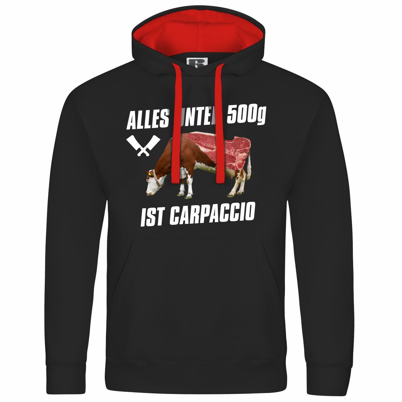 Kapuzenpullover Herren Kapuzenpullover Alles unter 500g ist Carpaccio