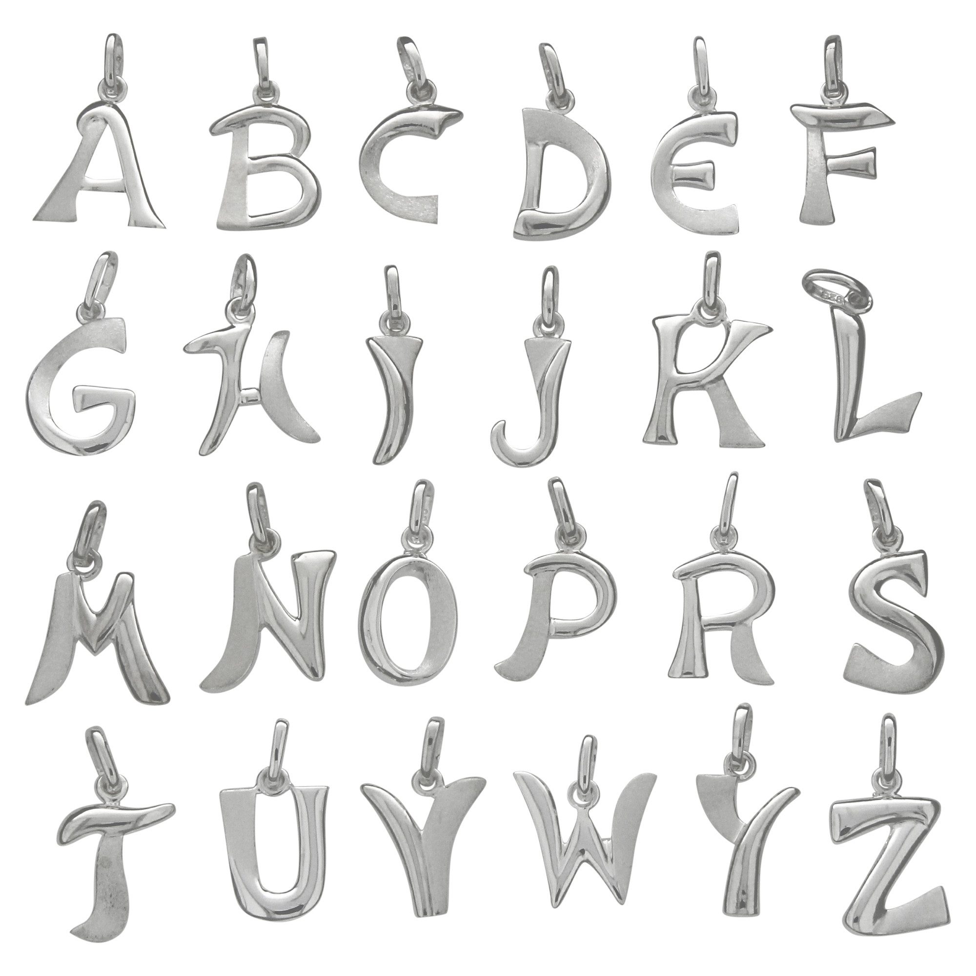 Kettenanhänger 925/- Sterling Silber Buchstabe
