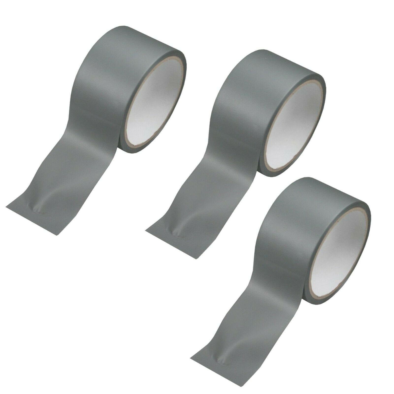 Klebeband 3x Reparaturband Universal 10 m x 50 mm grau