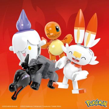MEGA Konstruktions-Spielset Pokémon 4 Feuer-Typ Team