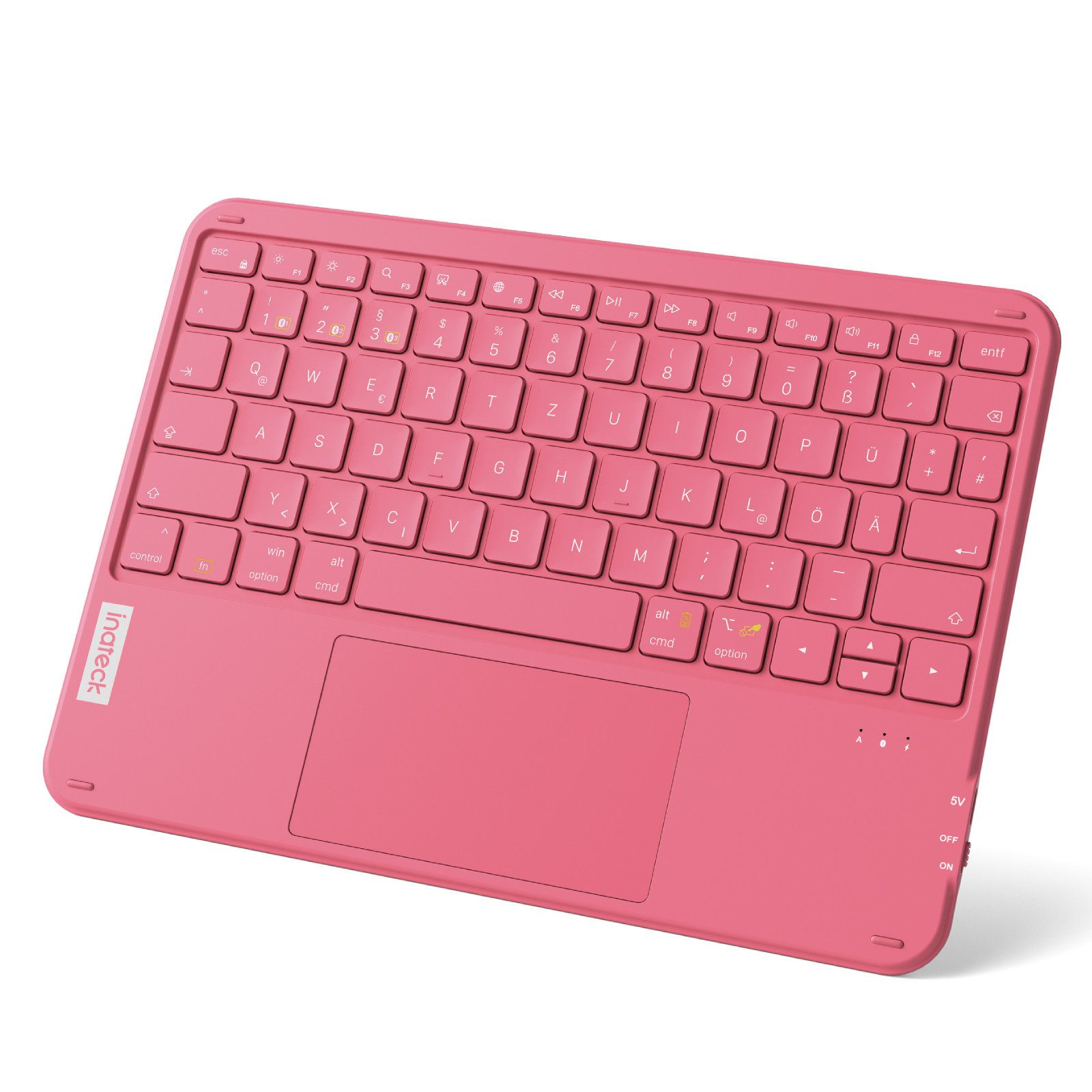 Inateck Ultraleichte für iPad/Tablet/Windows/Laptop/PC Tablet Tastatur mit Touchpad (Kabellose) – Bild 2 von 5