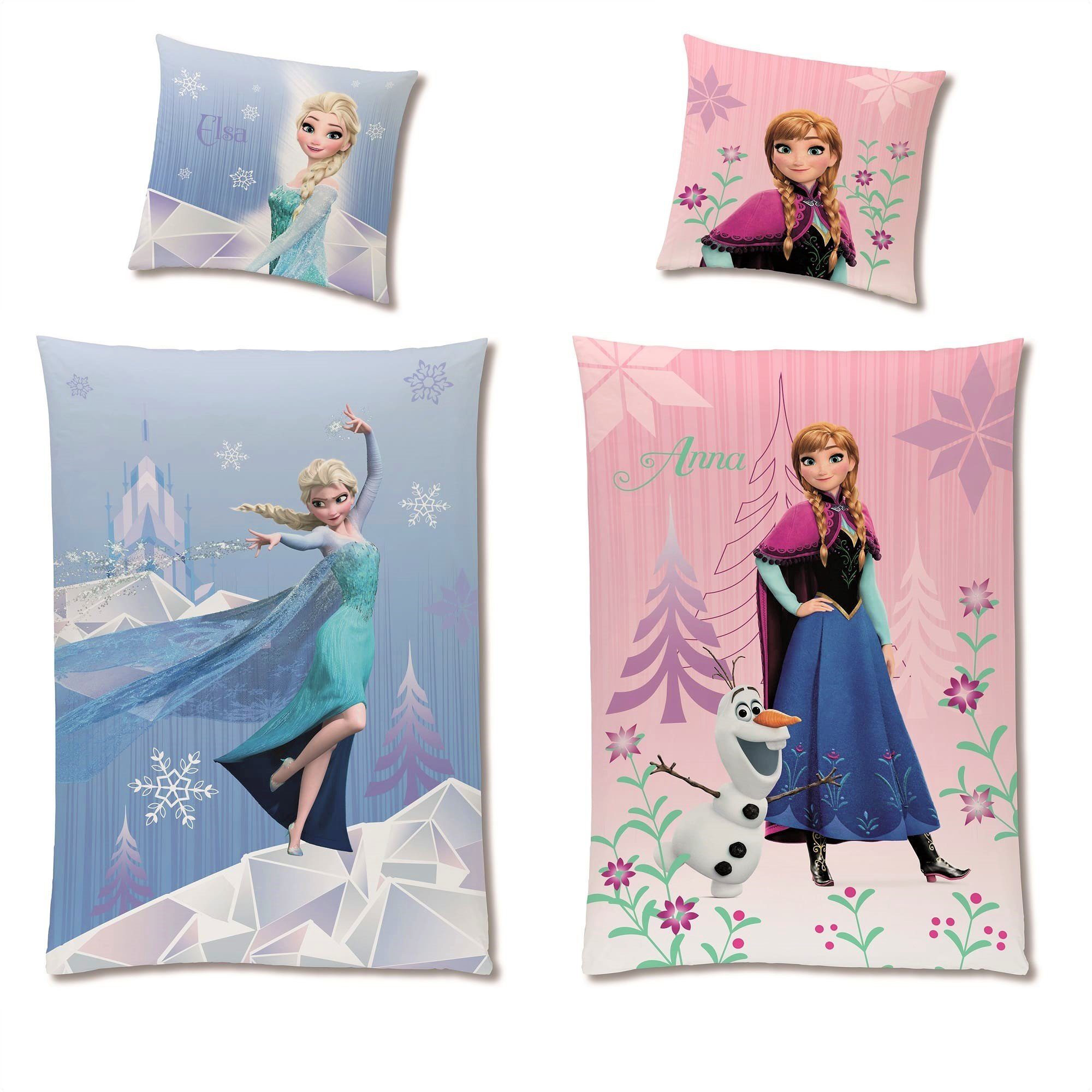 Familando Kinderbettwäsche Set Disney Frozen Die günstig online kaufen