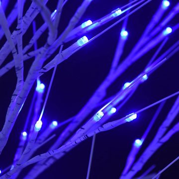 vidaXL Künstlicher Weihnachtsbaum Weihnachtsbaum 140 LEDs 1,5 m Blau Weide Indoor Outdoor