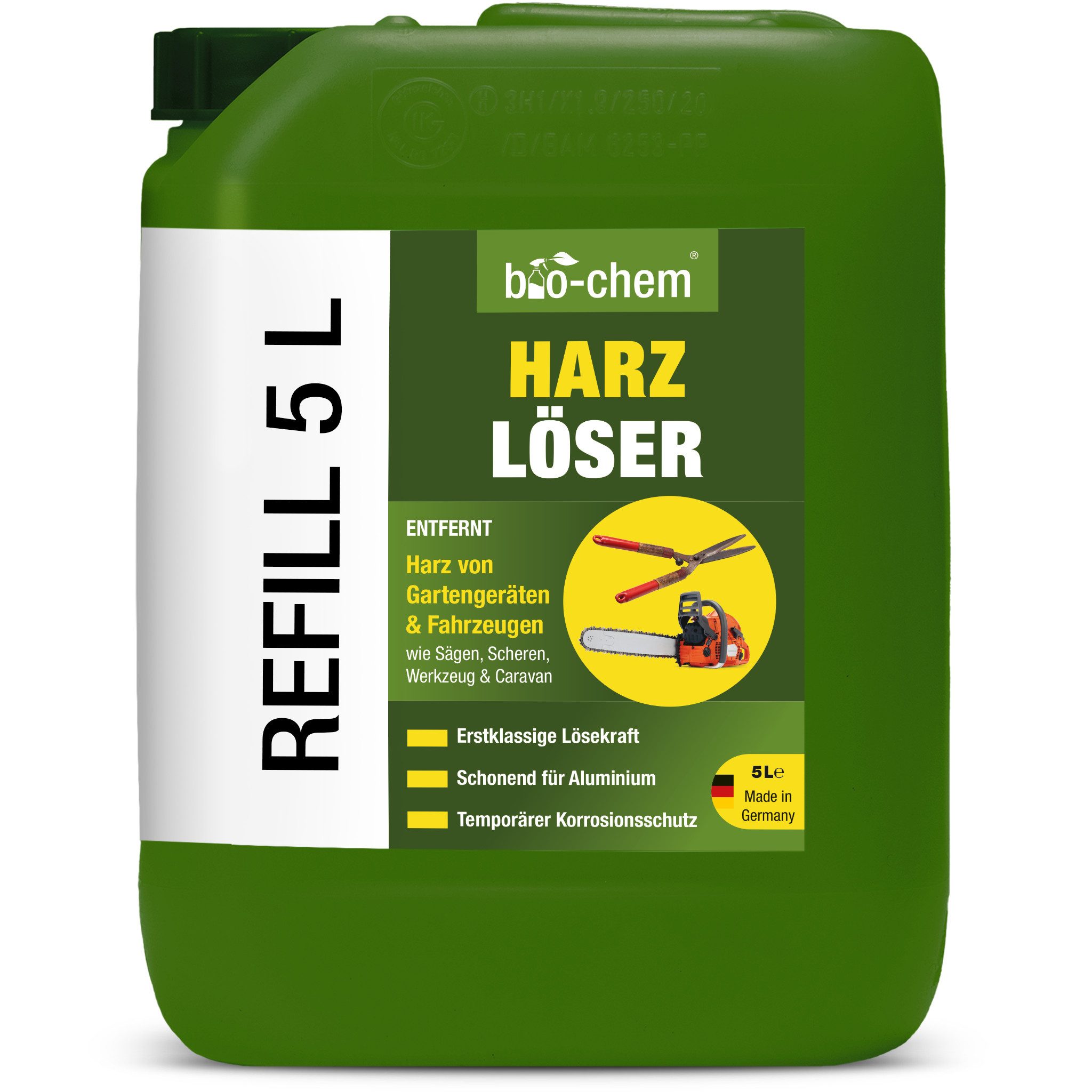 bio-chem Harzlöser 750 ml - Harzentferner für Gartengeräte und Werkzeuge Kettensägenreiniger