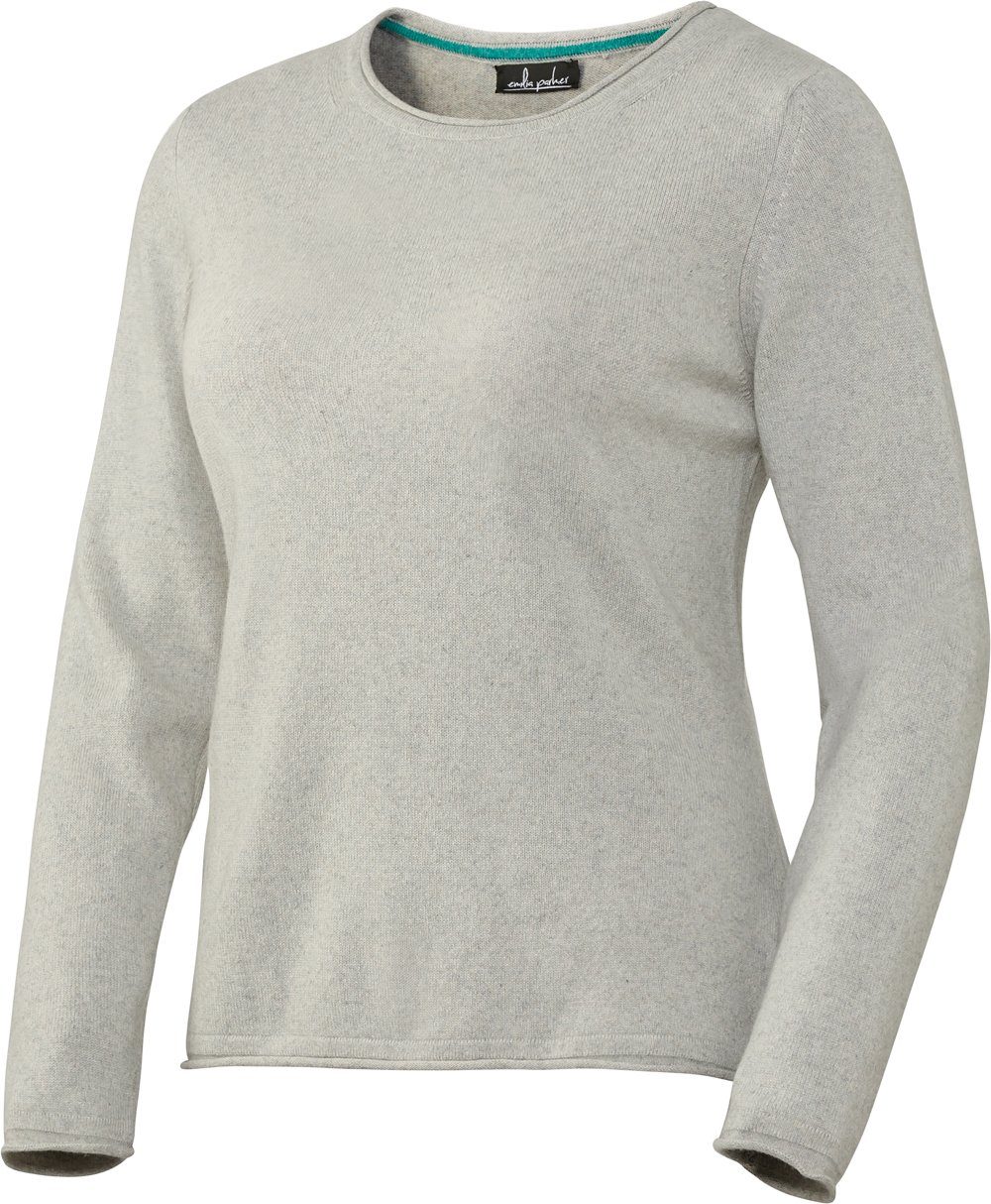 Emilia Parker Rundhalspullover natürliche Wärmeregulierung