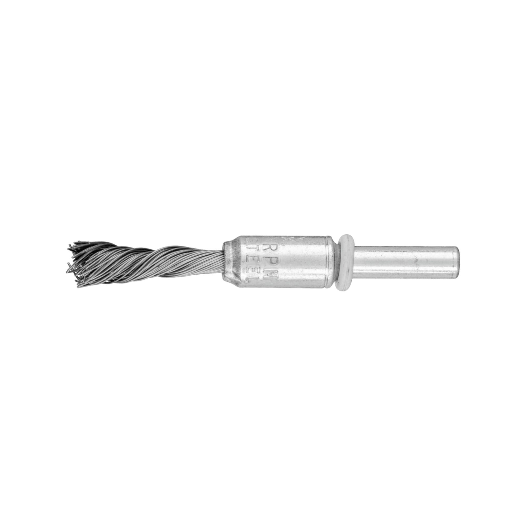 Pferd Drahtbürste PFERD TOOLS SINGLETWIST Pinselbürste gezopft PBGS Ø10mm Schaft-Ø6 mm