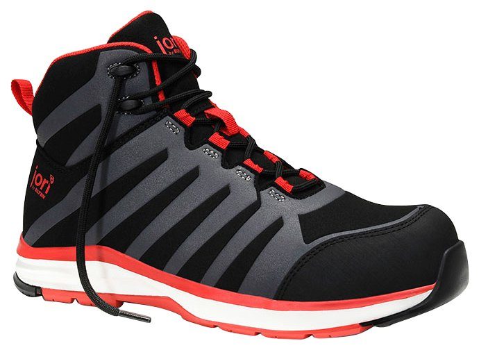 Ich habe gesammelt Jori jo_RAPID black-red Mid S3 Sicherheitsstiefel ESD