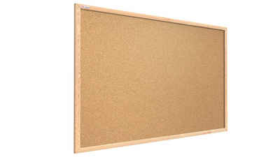 ALLboards Memoboard »ALLboards Pinnwand mit Holz Rahmen Korktafel Korkwand Pinnwand Kork Wandtafel«