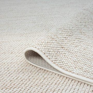 Teppich LINDO 8843, Carpet City, rechteckig, Höhe: 11 mm, Kurzflor, Hochtief-Muster/ 3D-Effekt, Fransen, Boho-Stil, Wohnzimmer