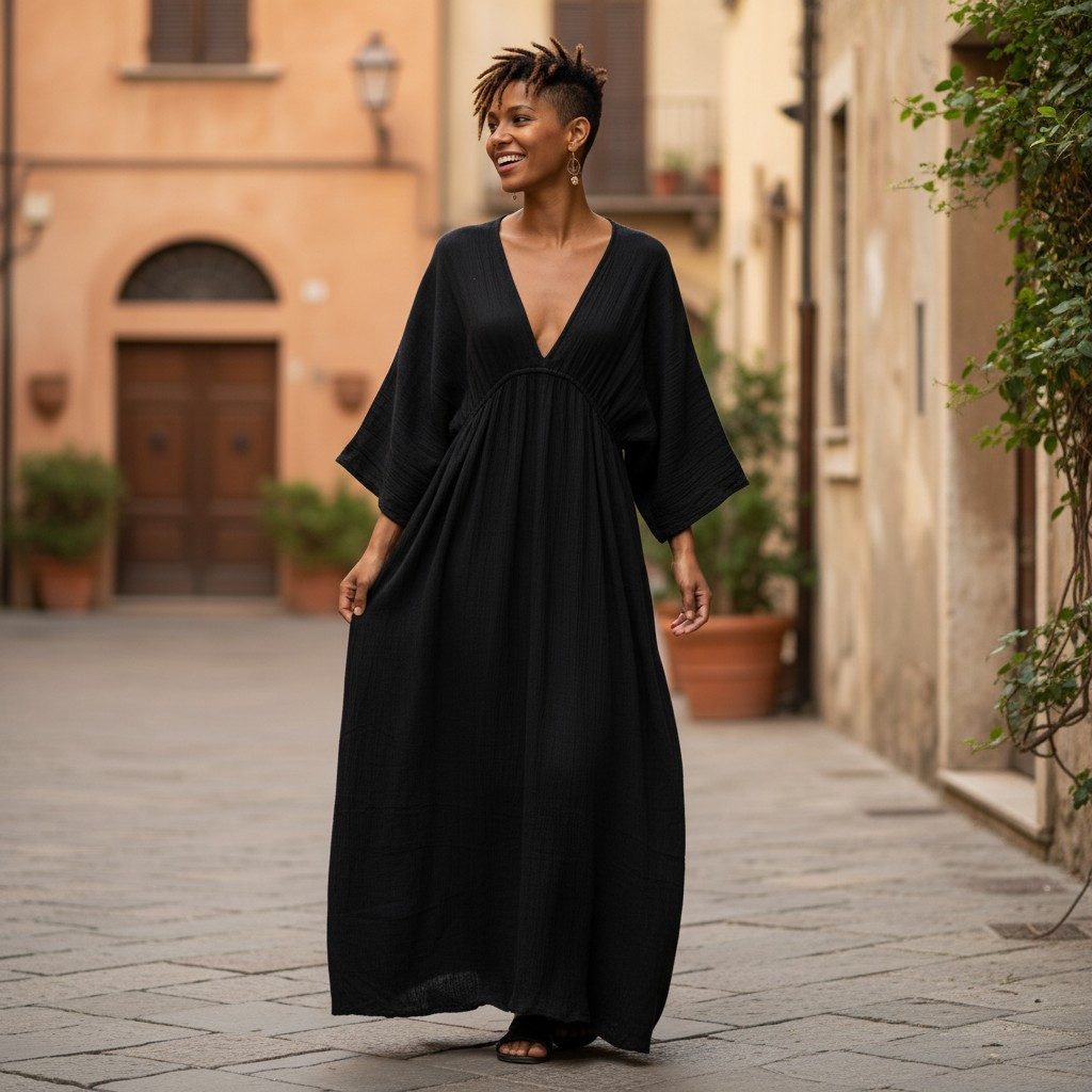 Guru-Shop Midikleid Boho Sommerkleid, luftiges.. alternative Bekleidung günstig online kaufen