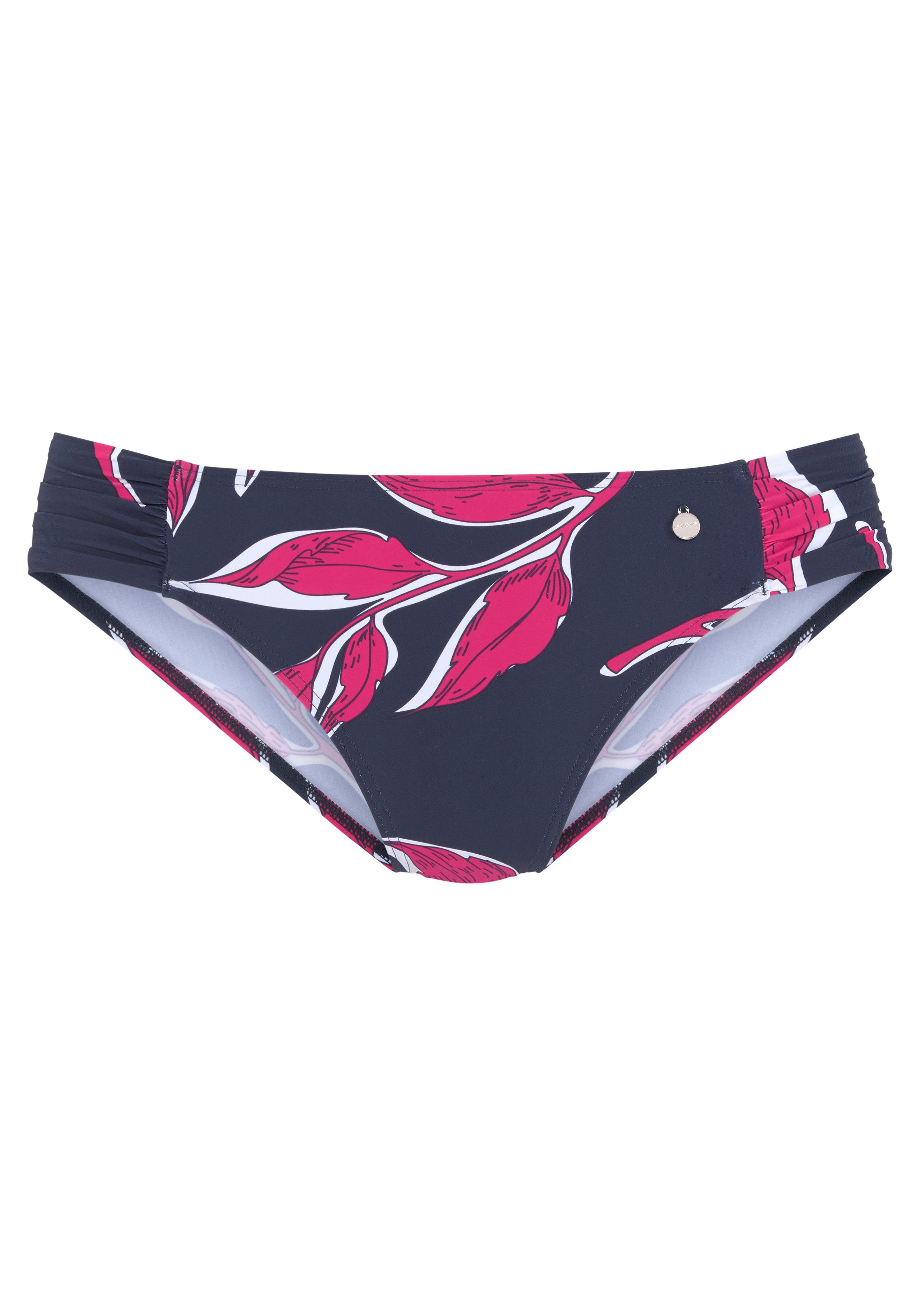 LASCANA Bikini-Hose Cataleya mit gerafften Einsätzen günstig online kaufen