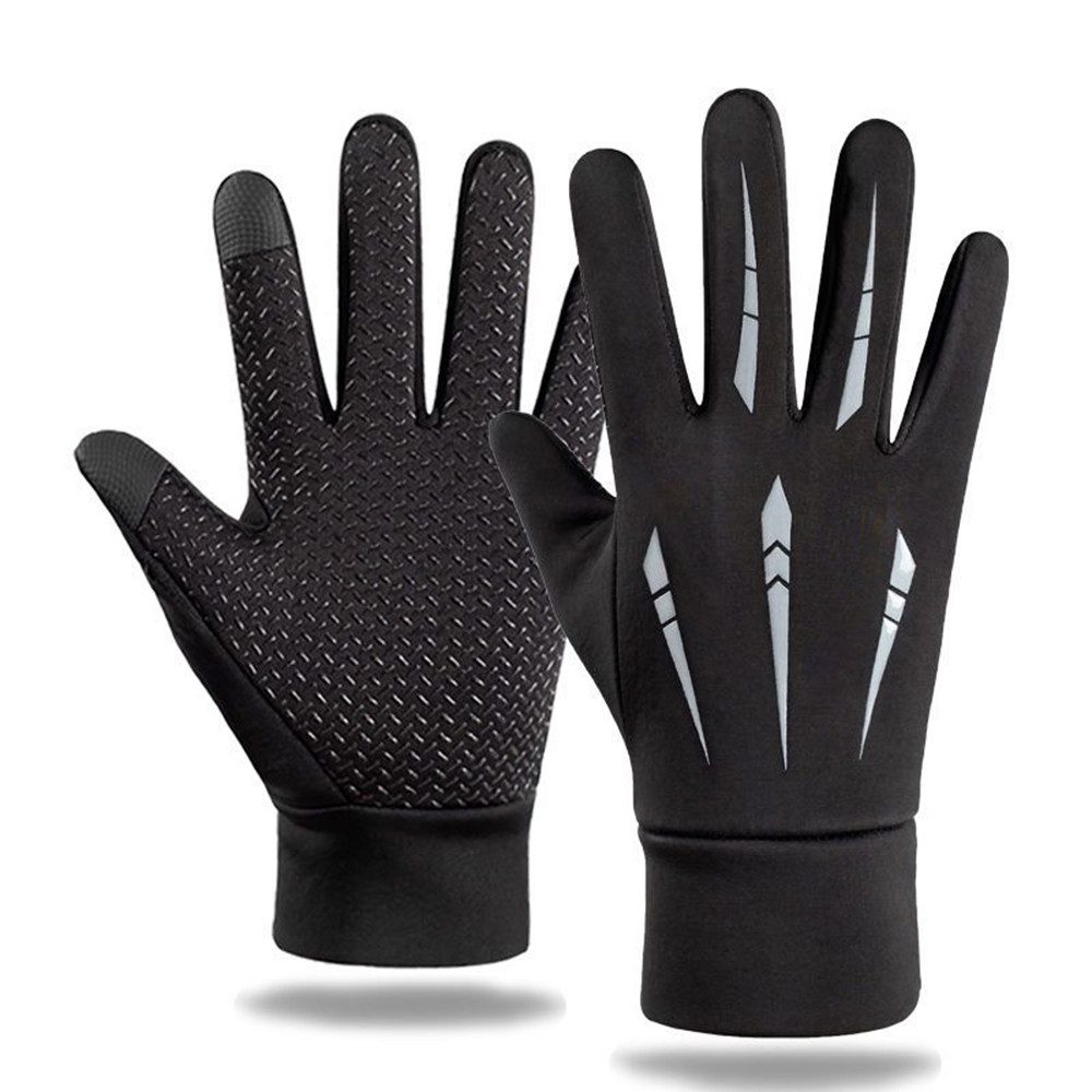 Cachito Fahrradhandschuhe Thermo Handschuhe Herren Damen, Winter Touchscreen handschuhe für Laufen Reiten Gehen Fahren Outdoor