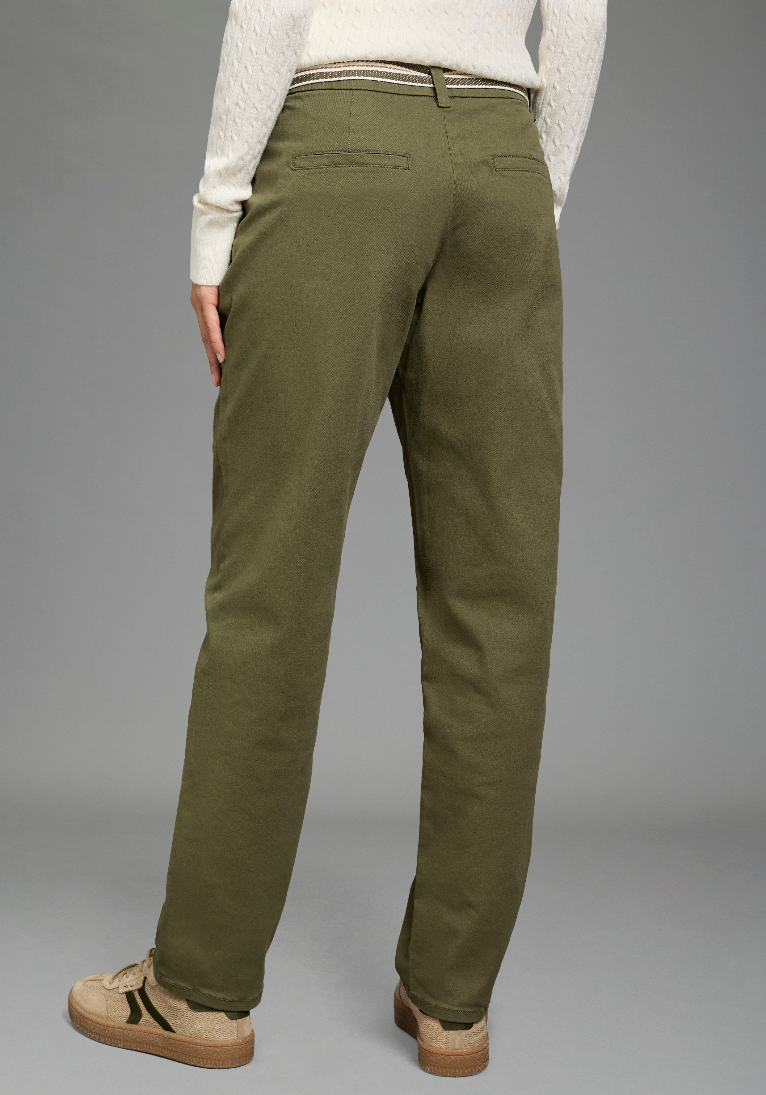 Laura Scott Chinohose gerade Passform im Comfort Fit, elastisches Material – Bild 2 von 5