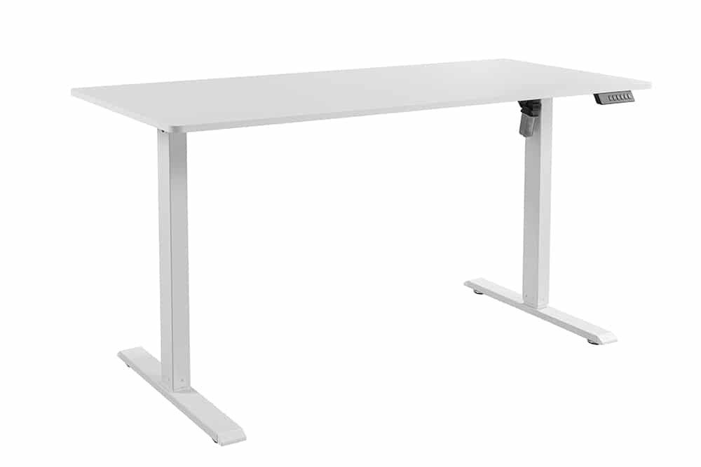 riess-ambiente Schreibtisch WHITE DESK 140cm weiß - stufenlos, höhenverstel günstig online kaufen