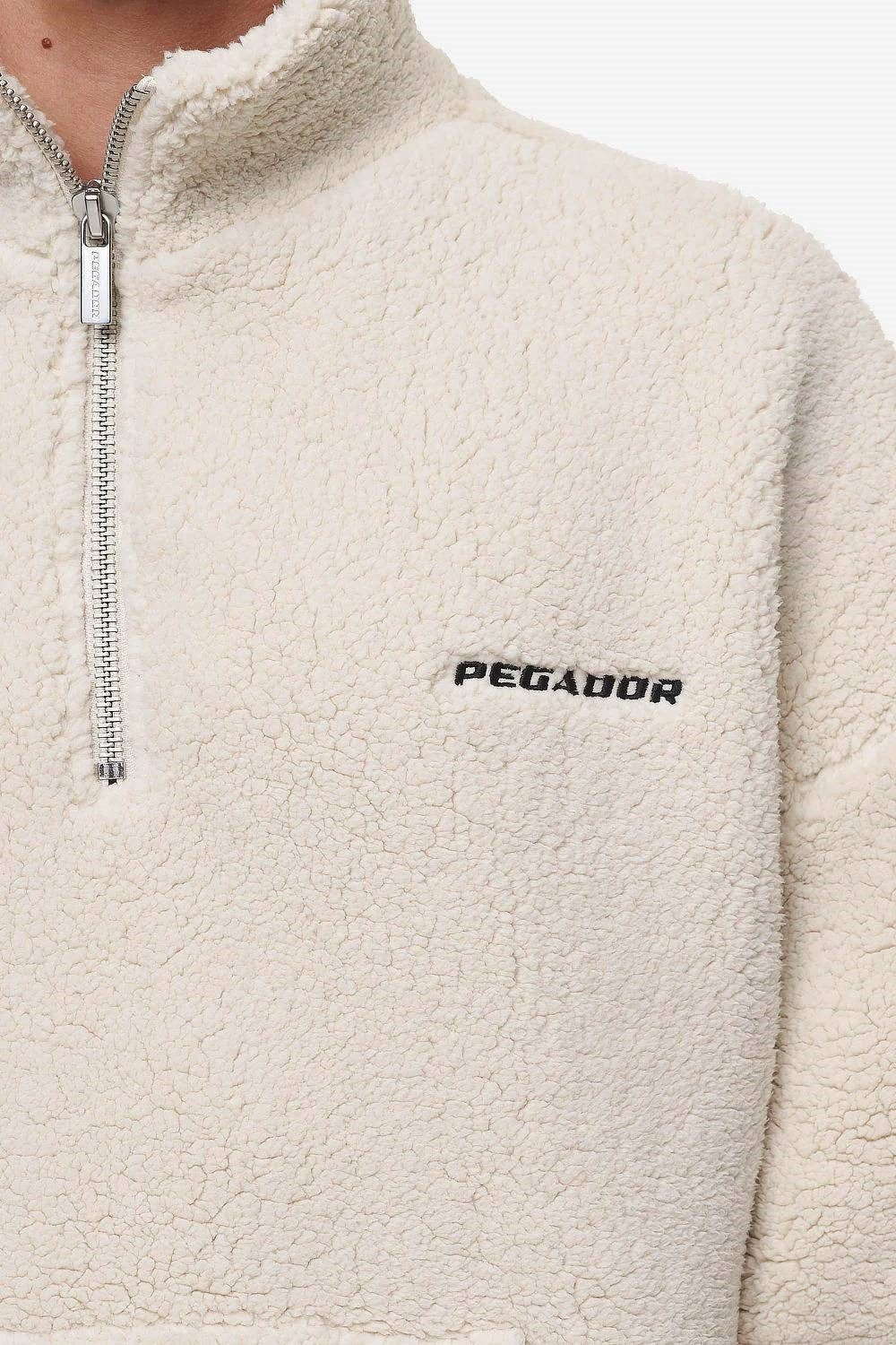 PEGADOR Sweater Sweatpulli PGDR Puka Teddy Half Zip günstig online kaufen