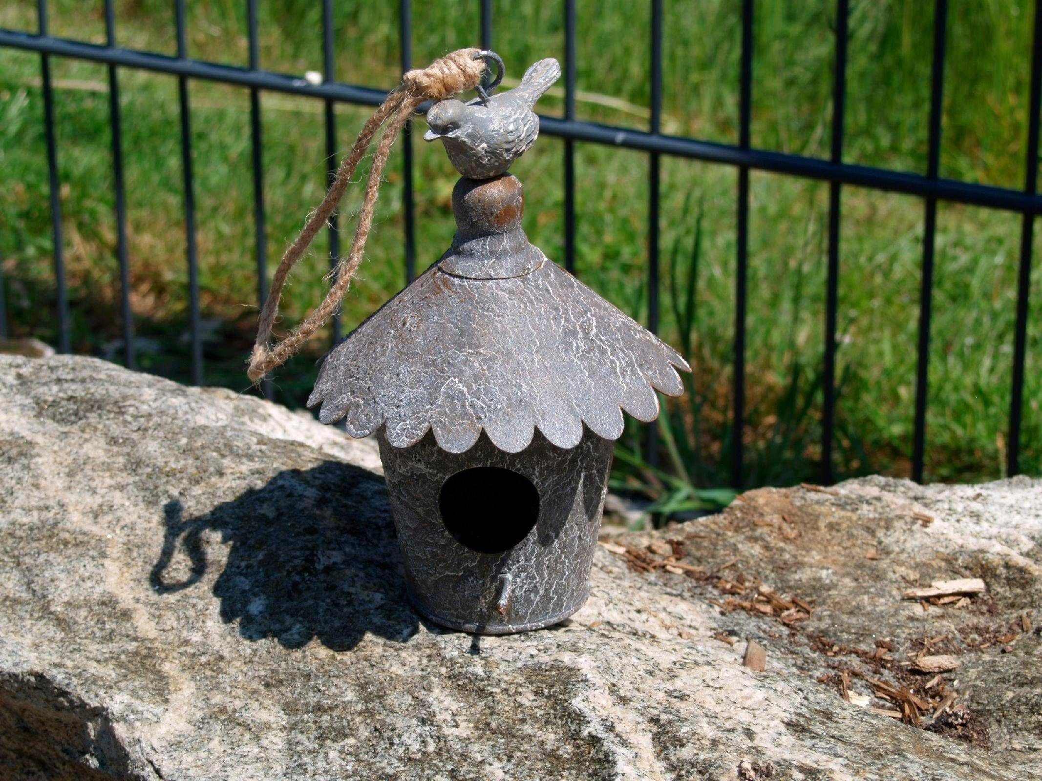 Metall hängen geeignet Vogelhaus, - Haus aus Ambiente zum Outdoor rund