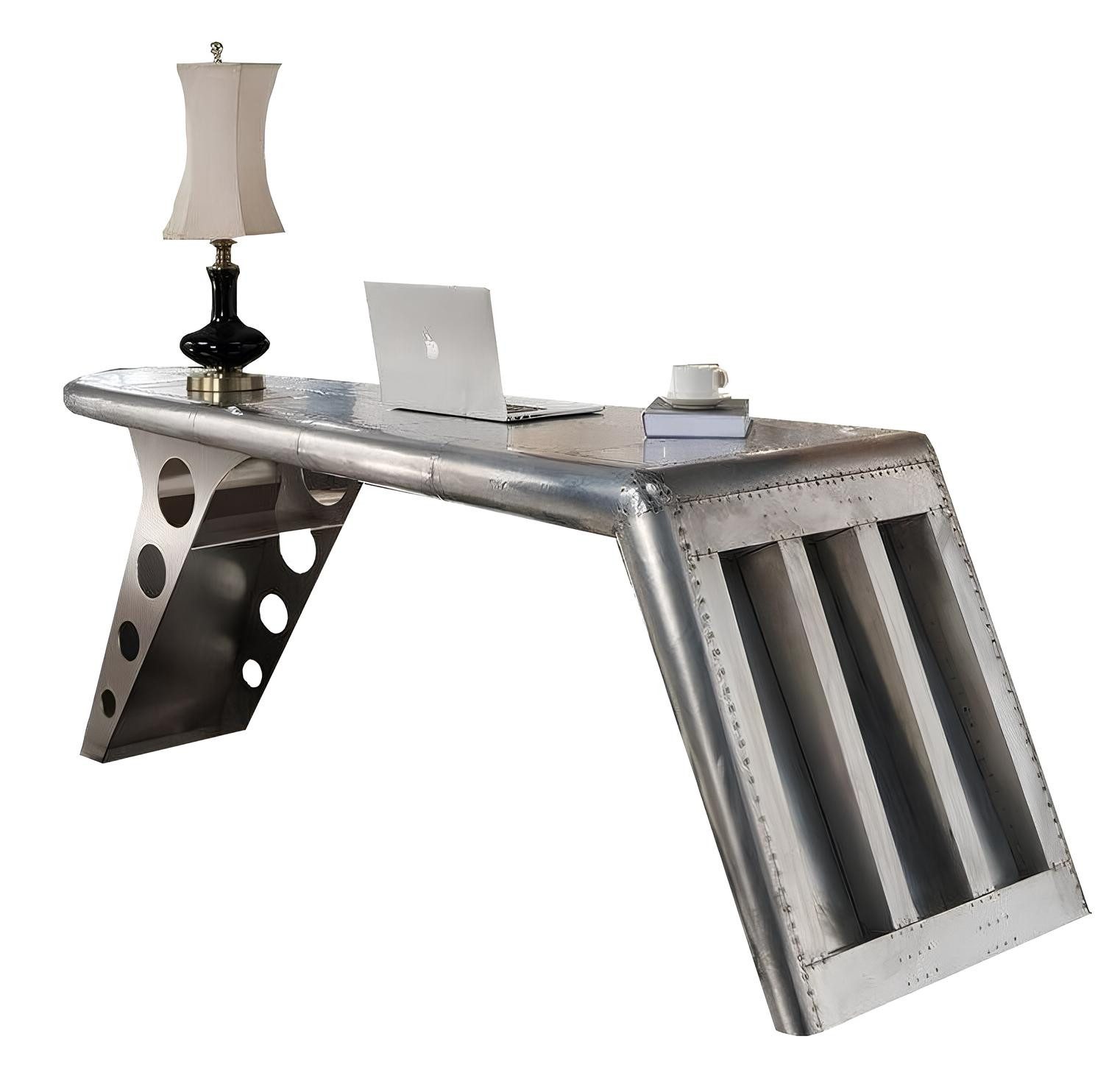 Xlmoebel Schreibtisch Aviator Computertisch aus Holz mit ergonomischem Design (Schreibtisch, 1-St., Schreibtisch), Hergestellt in Europa