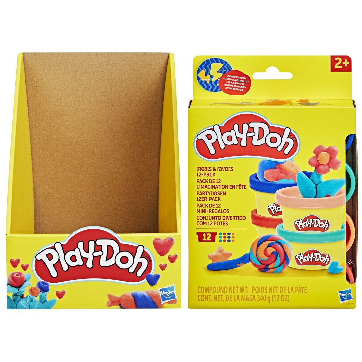 Play-Doh Knetform-Set Play-Doh Spielknete Treats and Party Favors 12 Stück
