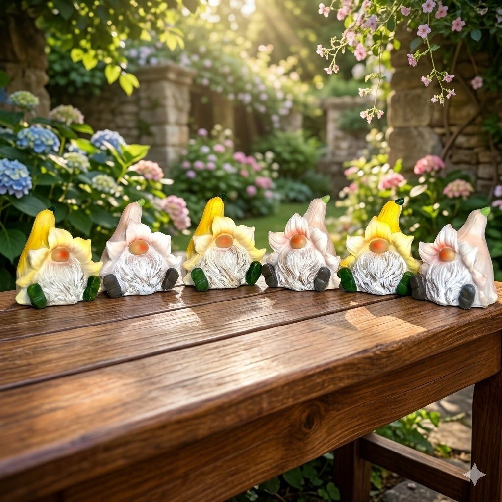Denk Dekofigur Gartenfigur Gnom