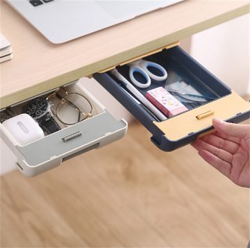 RefinedFlare Aufbewahrungsdose Versteckte Aufbewahrungsbox mit Schublade unter dem Schreibtisch