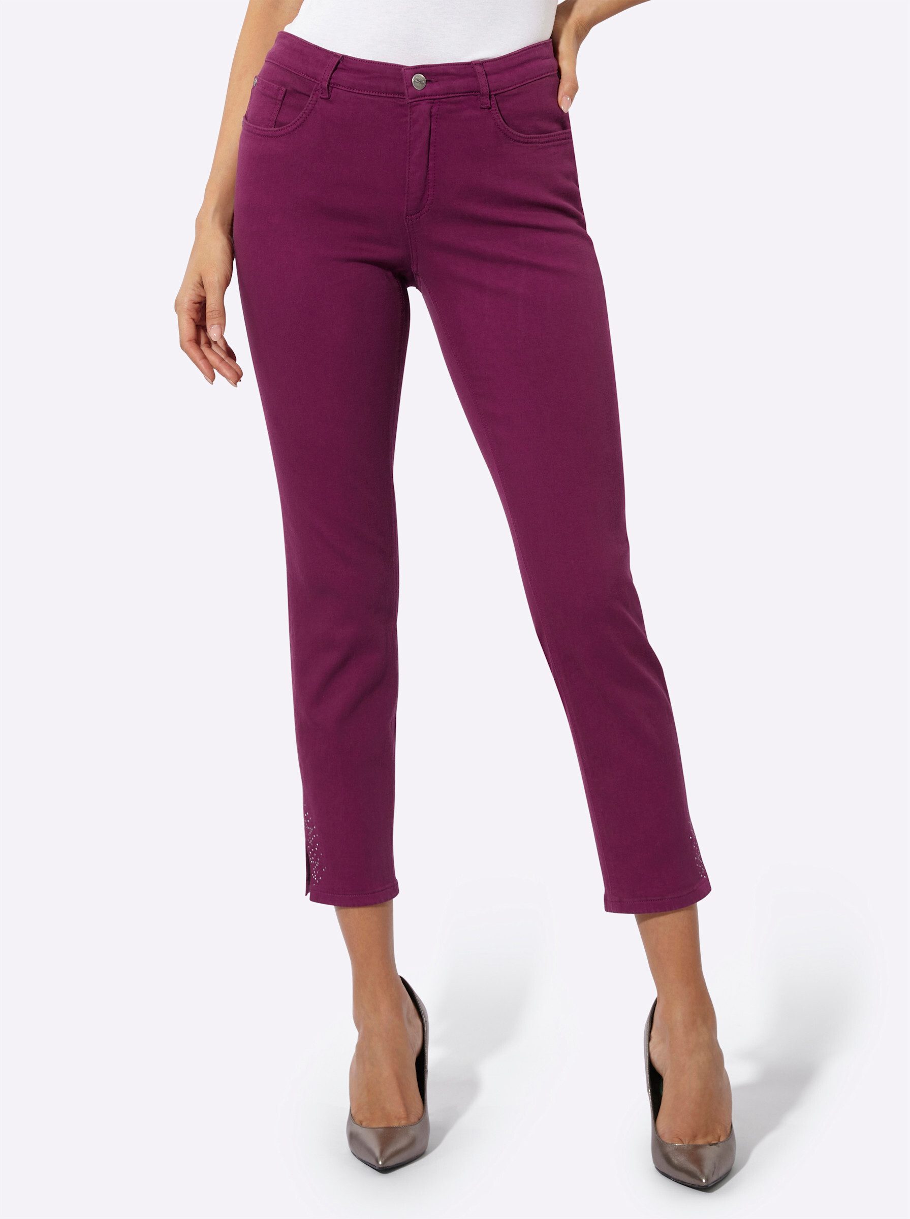 ascari Bequeme Jeans Edel-Jeans leicht vertieft