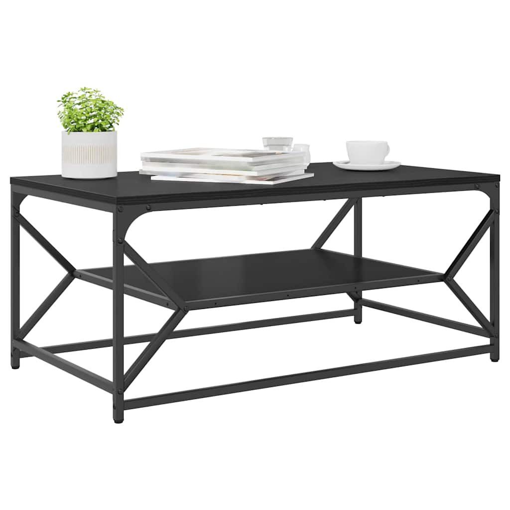 vidaXL Couchtisch Couchtisch Schwarze Eiche 90 günstig online kaufen