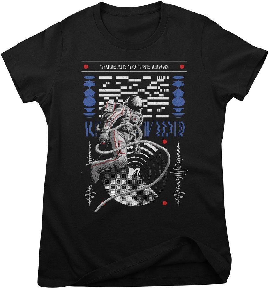 MTV T-Shirt MTV Take Me To The Moon Girly Tee