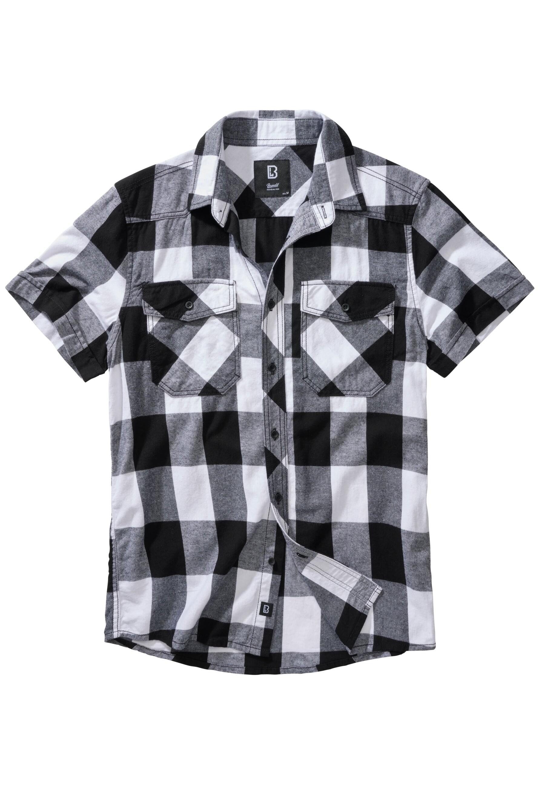 Karohemd Brandit Herren Checkshirt Halfsleeve