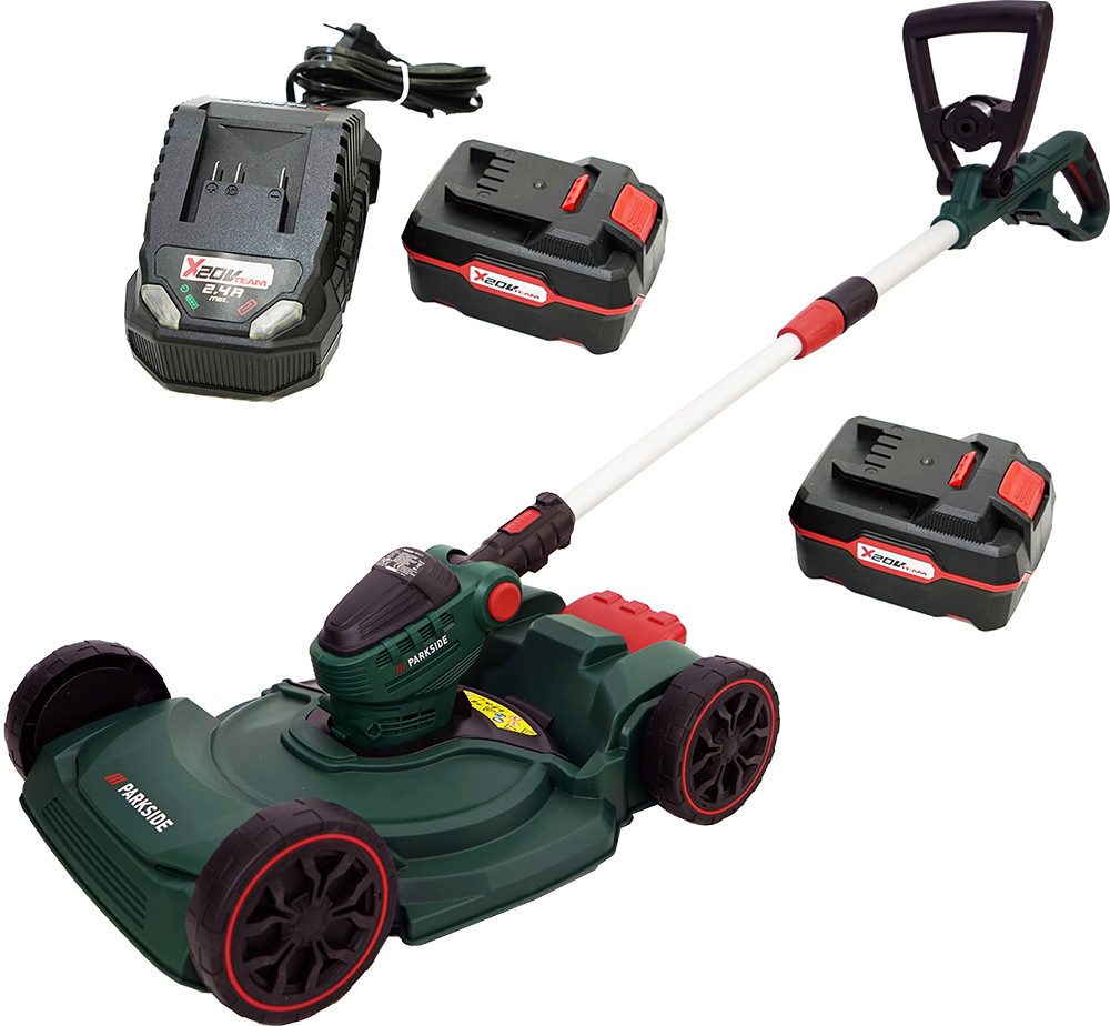 Parkside Akku-Rasentrimmer 20V 3in1 Akku Multi Rasen Trimmer PAMT 20 Kantenschneider
