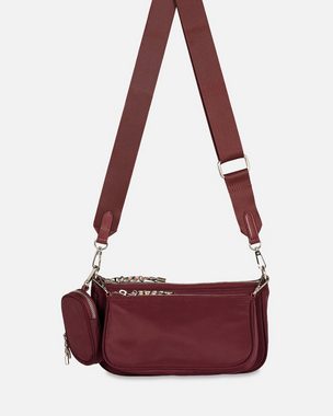 Becksöndergaard Umhängetasche Relon Macie Crossbody Bag - Handtasche Damen aus recycletem Polyester, in Rot 26x16x10 cm