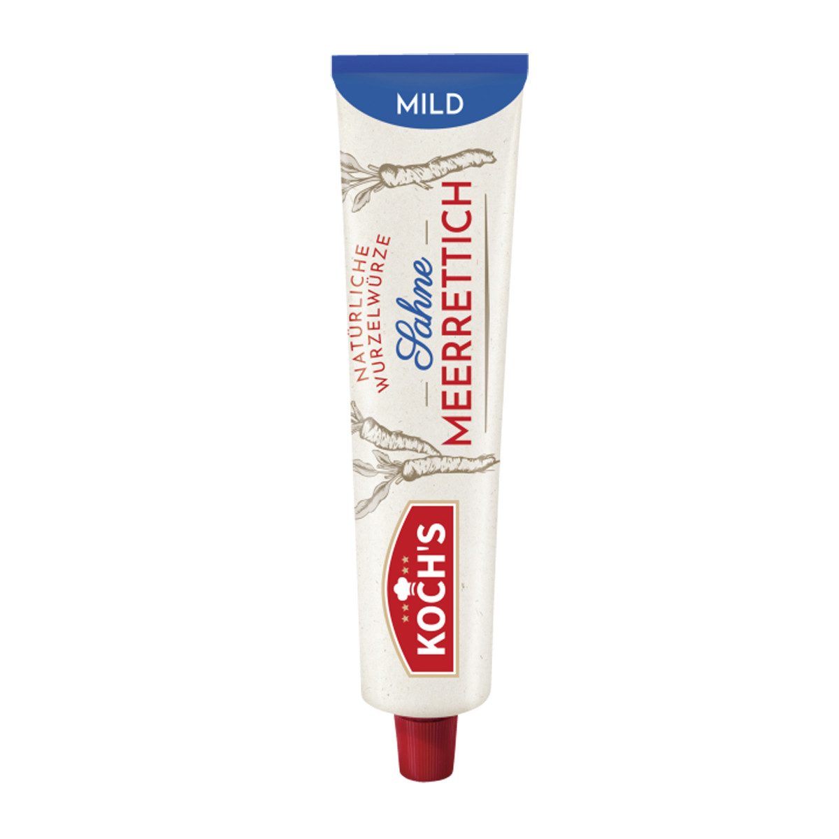 Homann Saucen, Kochs Sahnemeerrettich cremig mild servierfertig im Glas 190g